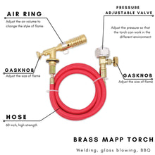 Load image into Gallery viewer, Little Brass MAPP Torch With Hose