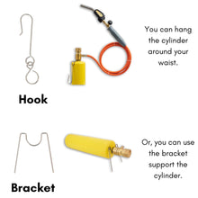 Load image into Gallery viewer, Double Valve Self-Ignition MAPP And Propane Torch With 60 inch Hose And Stainless Steel Head For Soldering