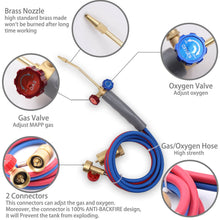 Load image into Gallery viewer, Brass Oxygen MAPP/Propane Torch