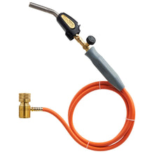 Load image into Gallery viewer, Double Valve Self-Ignition MAPP And Propane Torch With 60 inch Hose And Stainless Steel Head For Soldering