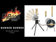 Load and play video in Gallery viewer, 3 Tips Propane Torch Bunsen Burner 2 in 1